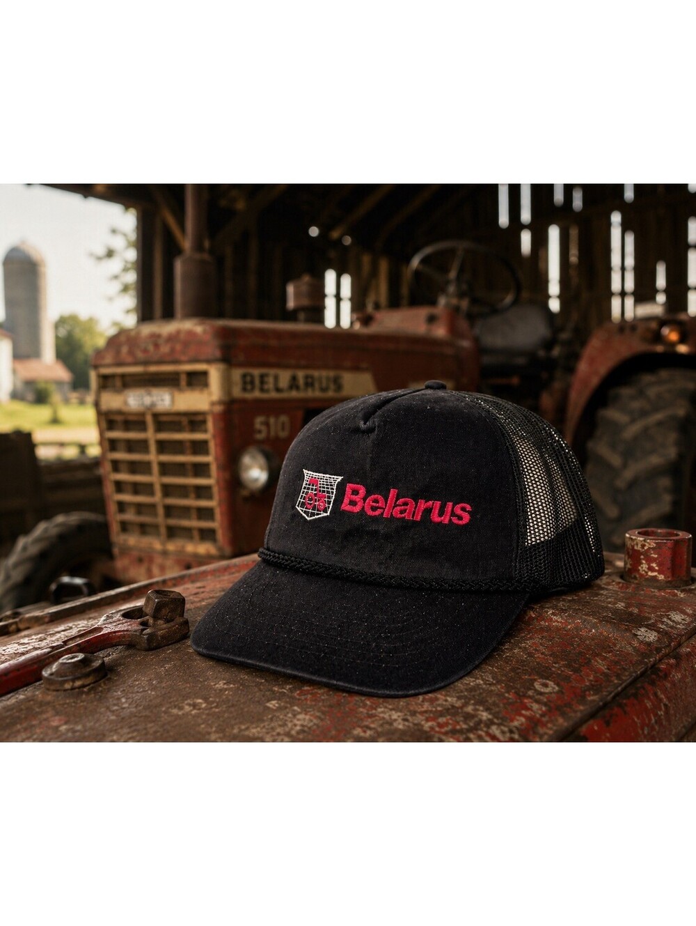 Rare Vintage 1980s Belarus MTZ Tractor Promotional Hat by KC Caps snapback GUC